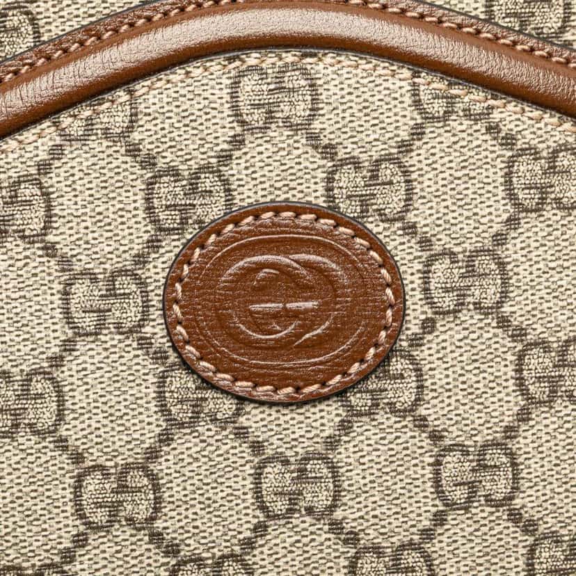 Gucci GG Supreme Interlocking G Sling Bag Brown Canvas Good condition - Box View