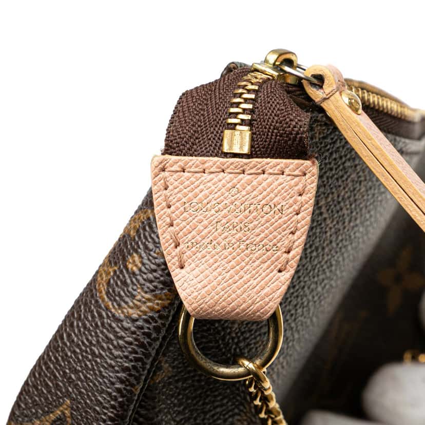 Louis Vuitton Monogram Affiche Mini Pochette Accessoires Brown Canvas Good condition - Box View