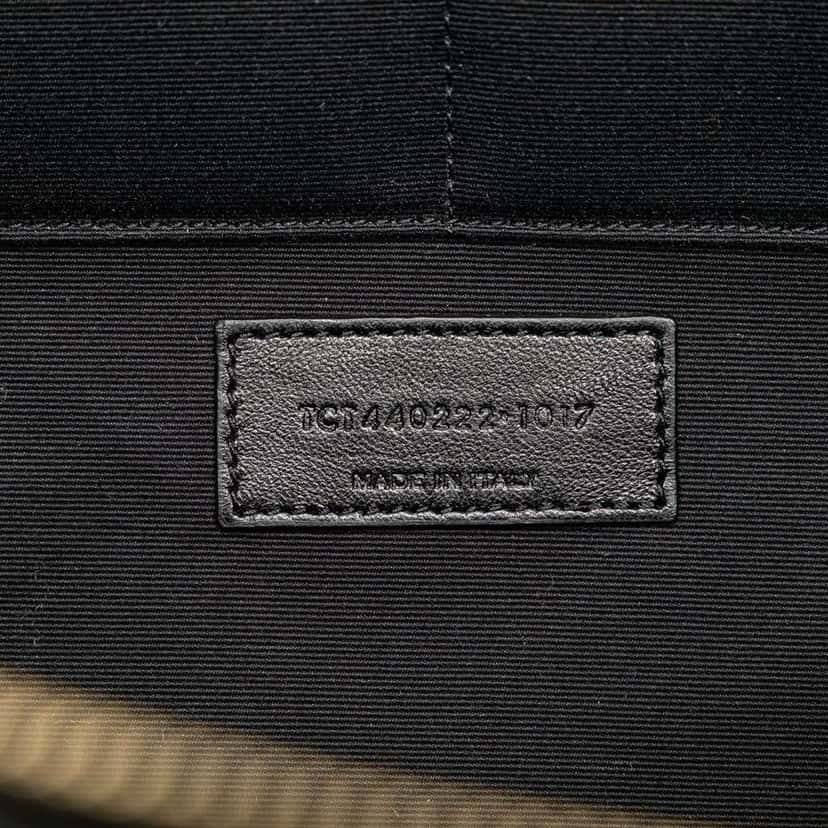Saint Laurent Chevron Monogram Document Holder Black Leather Good condition - Model View