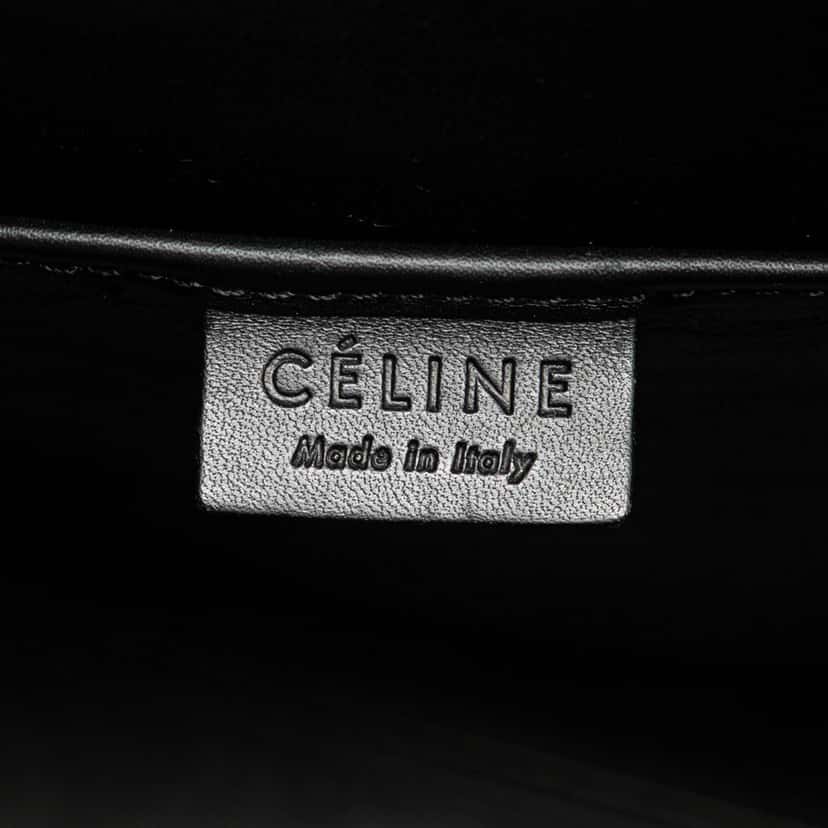 Celine Nano Tricolor Felt Luggage Tote Blue Wool Good condition - Box View