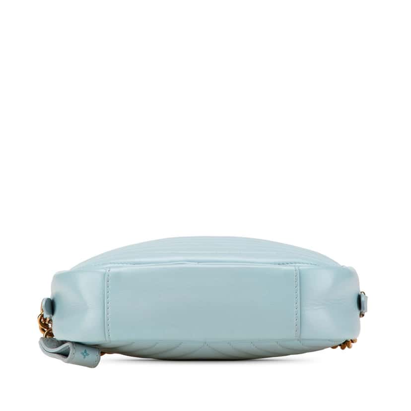 Louis Vuitton New Wave Camera Bag Blue Leather Good condition - Inside View