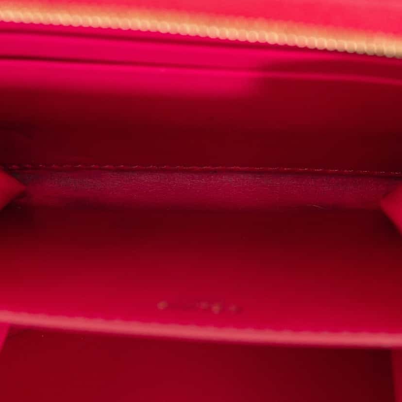 Celine C Charm Coin Pouch Pink Leather Good condition - Box View