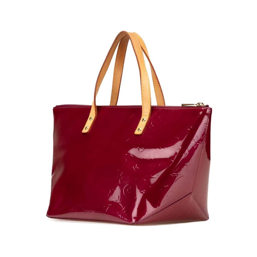 Louis Vuitton Monogram Vernis Bellevue PM Red Leather Good condition - Back View