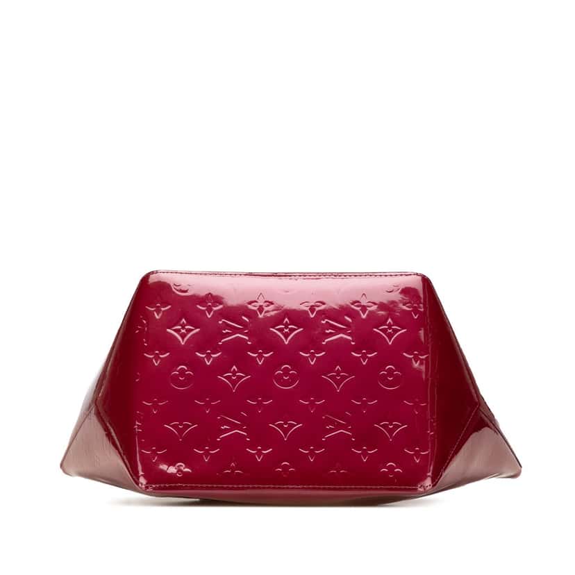 Louis Vuitton Monogram Vernis Bellevue PM Red Leather Good condition - Inside View