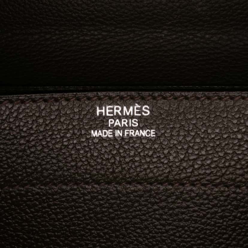 Hermès Clemence Sac a Depeches 38 Brown Leather Good condition - Box View