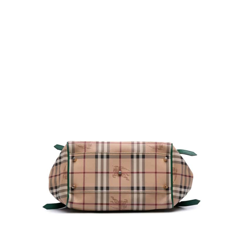 Burberry Small Haymarket Check Coated Canvas Canterbury Tote Brown Canvas Good condition - Inside View