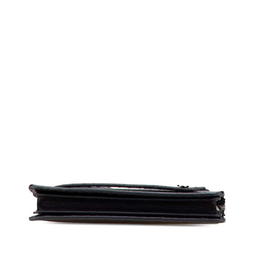 Fendi Leather Selleria Monster Clutch Black Leather Good condition - Inside View