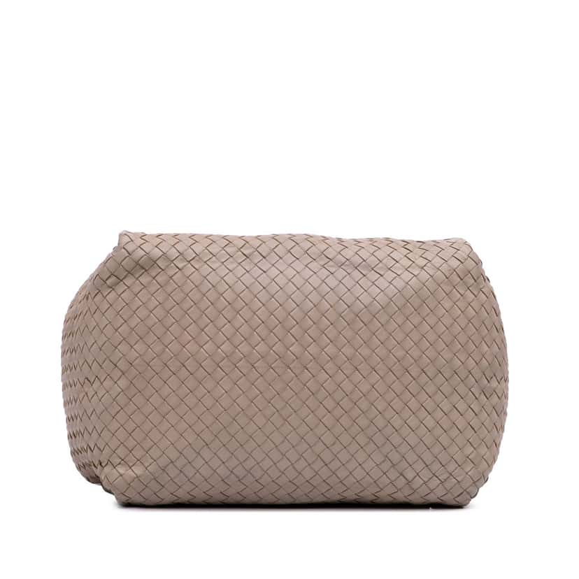 Bottega Veneta Nappa Intrecciato Parachute Tote Brown Leather Good condition - Inside View