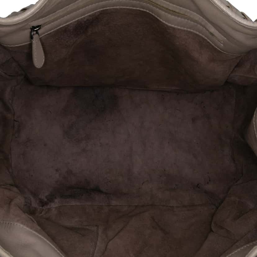 Bottega Veneta Nappa Intrecciato Parachute Tote Brown Leather Good condition - Model View