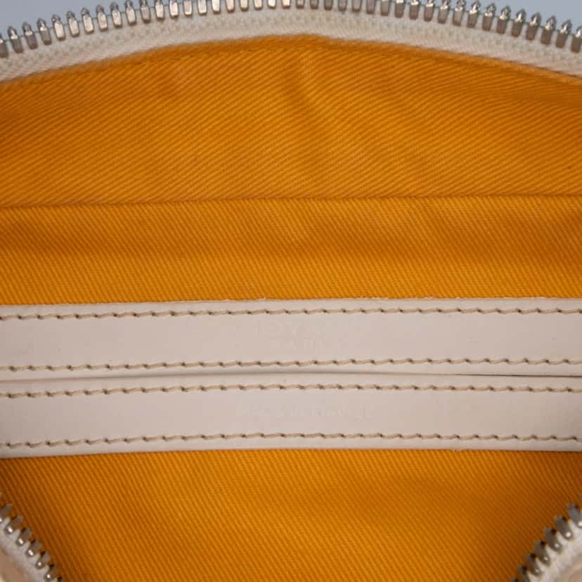 Goyard Goyardine Cap Vert Crossbody White Canvas Good condition - Box View