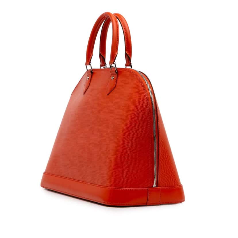 Louis Vuitton Epi Alma GM Orange Leather Good condition - Back View