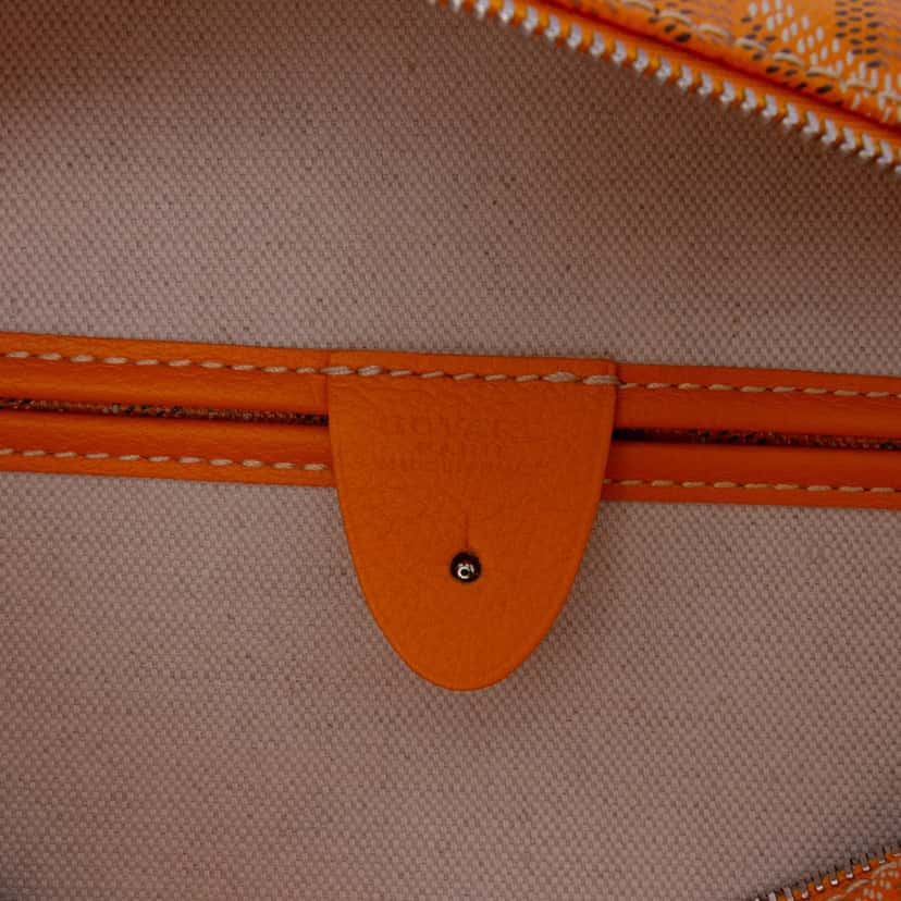 Goyard Goyardine Artois PM Yellow Canvas Good condition - Box View