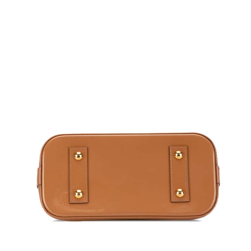 Louis Vuitton Monogram Vernis Alma BB Brown Leather Good condition - Inside View