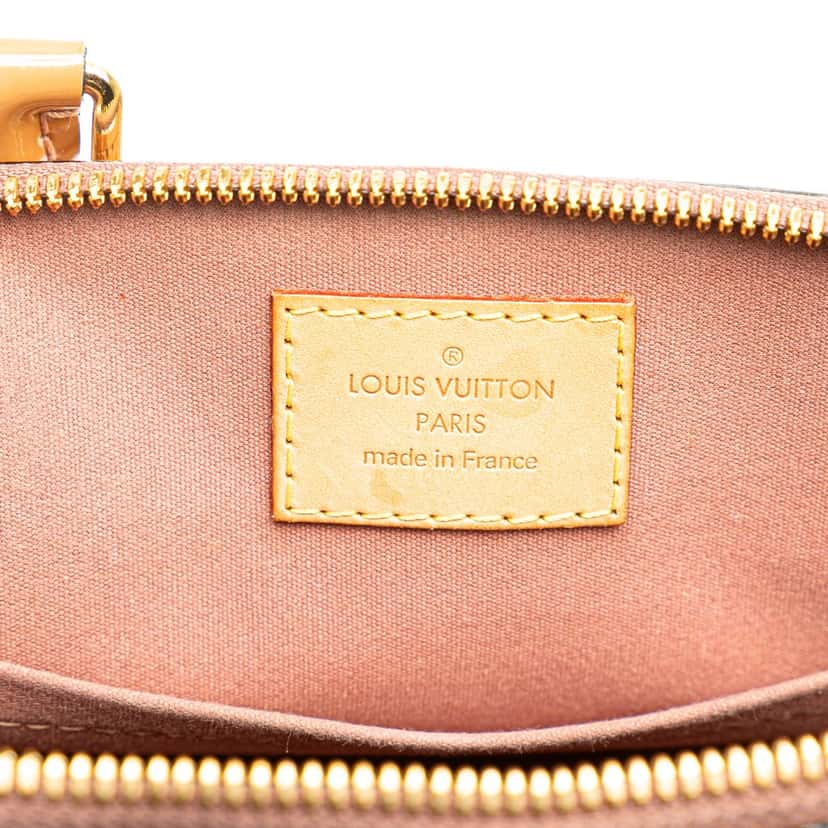 Louis Vuitton Monogram Vernis Alma BB Brown Leather Good condition - Box View
