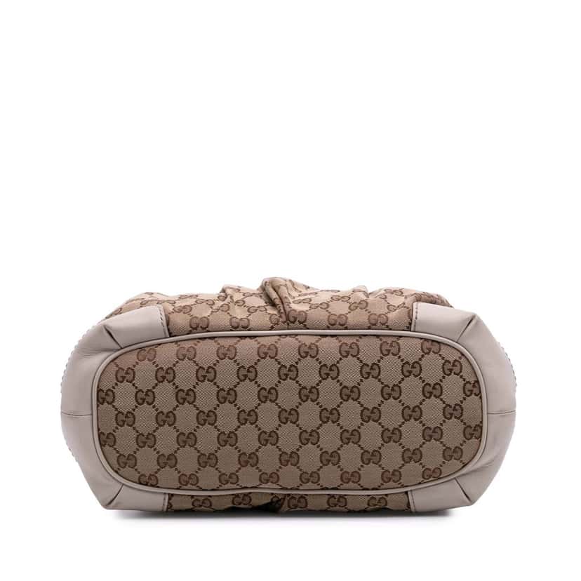 Gucci GG Canvas Sukey Satchel Brown Canvas Good condition - Inside View
