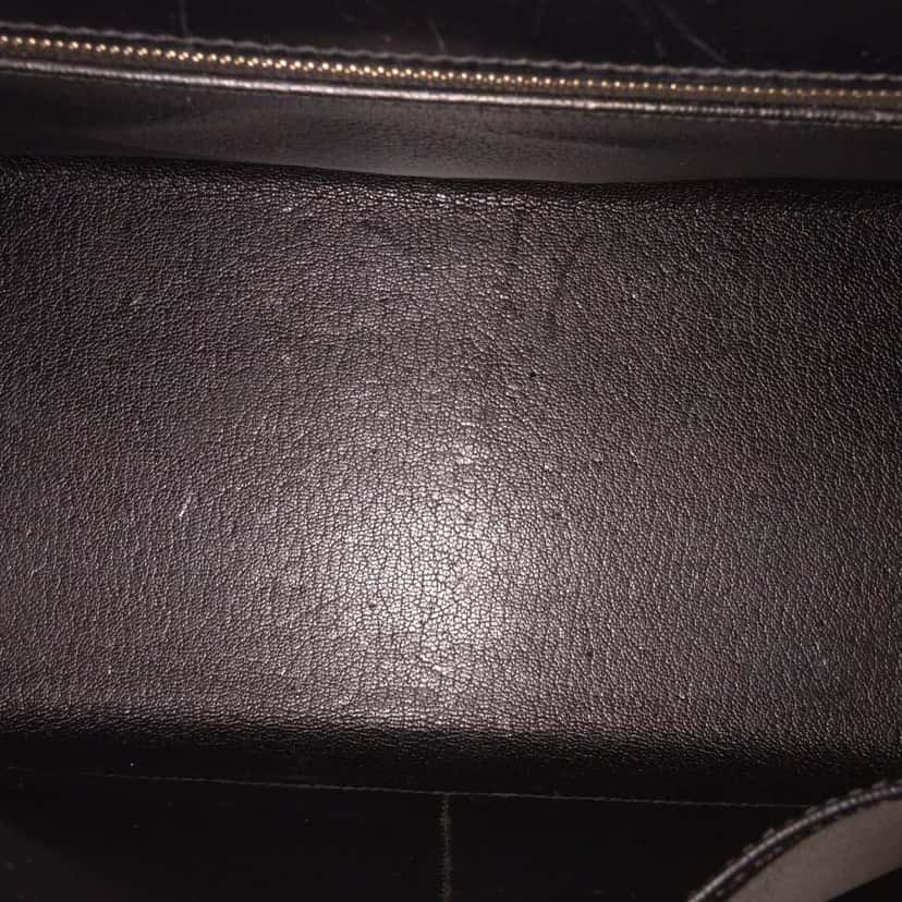 Hermès Box Calf Kelly II Sellier 32 Black Leather Good condition - Model View