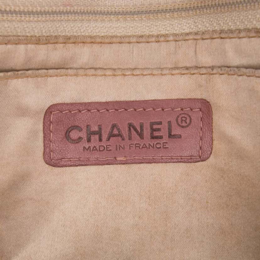 Chanel Medium New Travel Line Nylon Single Flap Pink Fair condition - Box View