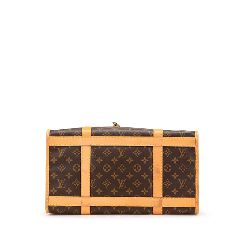 Louis Vuitton Monogram Sac Chien Pet Carrier 40 Brown Canvas Good condition - Inside View