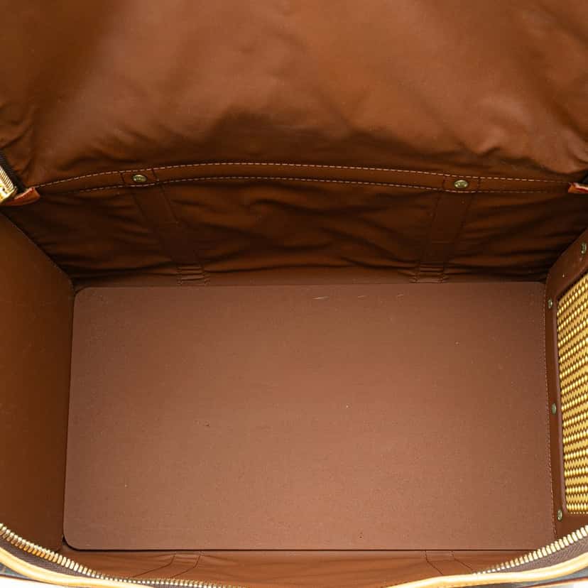 Louis Vuitton Monogram Sac Chien Pet Carrier 40 Brown Canvas Good condition - Model View