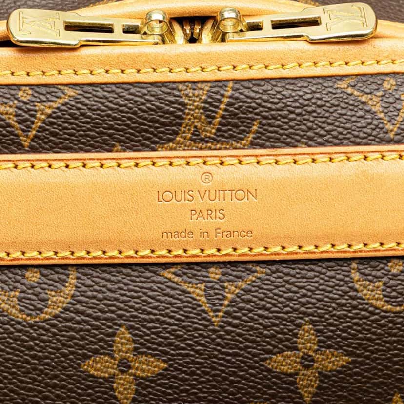 Louis Vuitton Monogram Sac Chien Pet Carrier 40 Brown Canvas Good condition - Box View