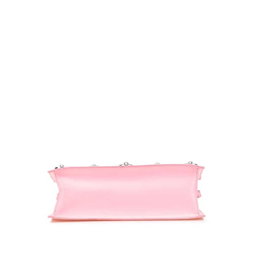 Versace Studded Leather Crossbody Pink Leather Good condition - Inside View