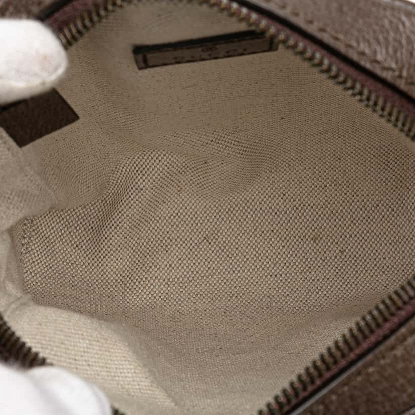Gucci Mini GG Supreme Ophidia Crossbody Brown Canvas Good condition - Model View