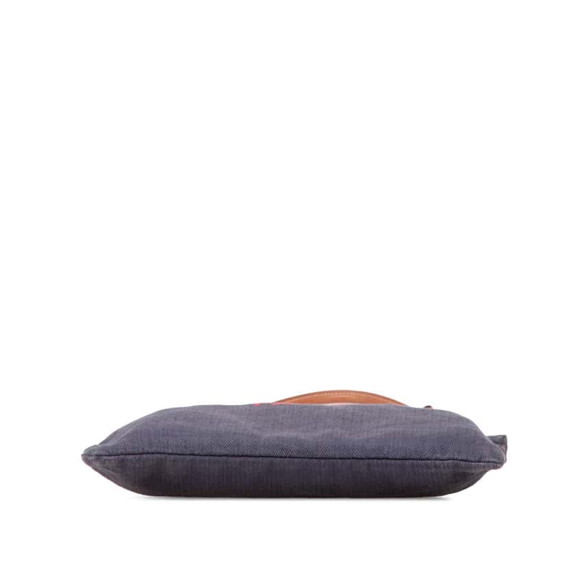 Hermès Toile Aline Grooming Bag Blue Canvas Good condition - Inside View