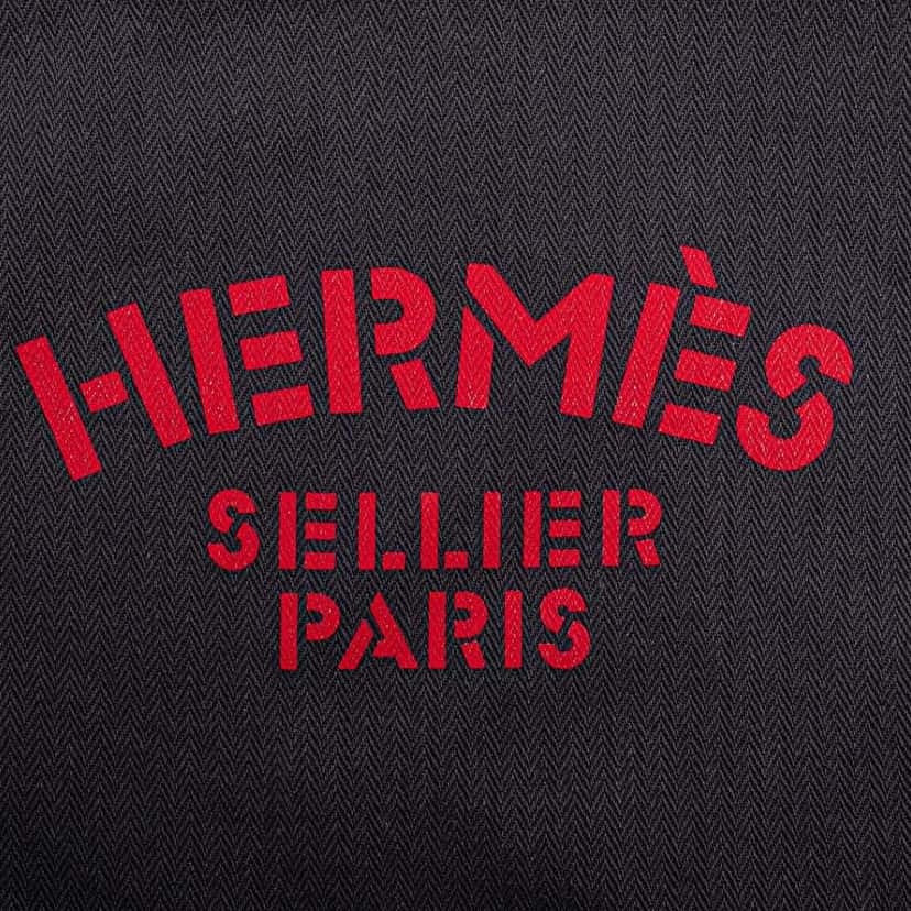 Hermès Toile Aline Grooming Bag Blue Canvas Good condition - Box View