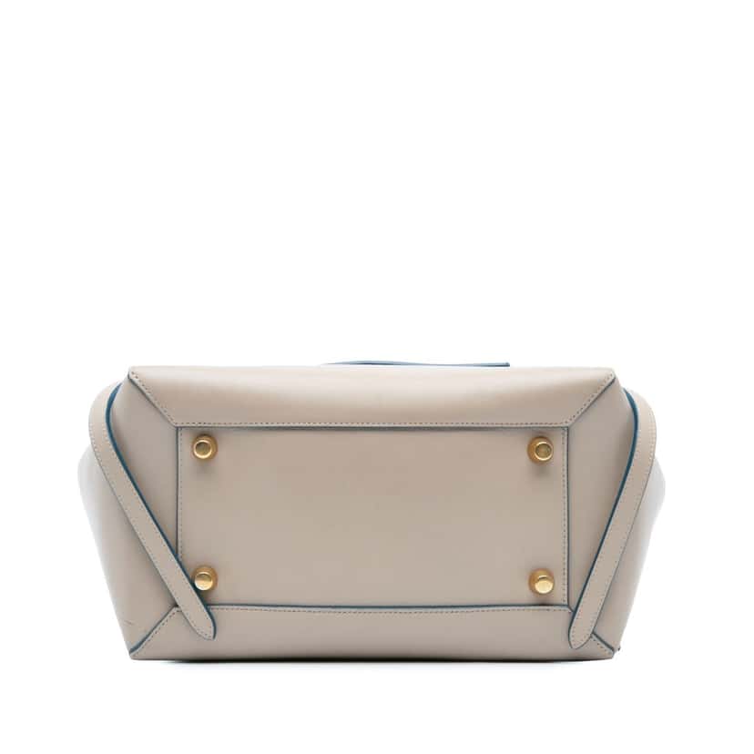 Celine Mini Leather Belt Satchel Brown Leather Good condition - Inside View