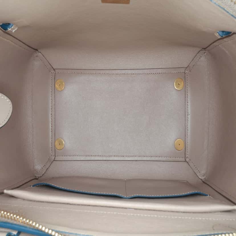 Celine Mini Leather Belt Satchel Brown Leather Good condition - Model View