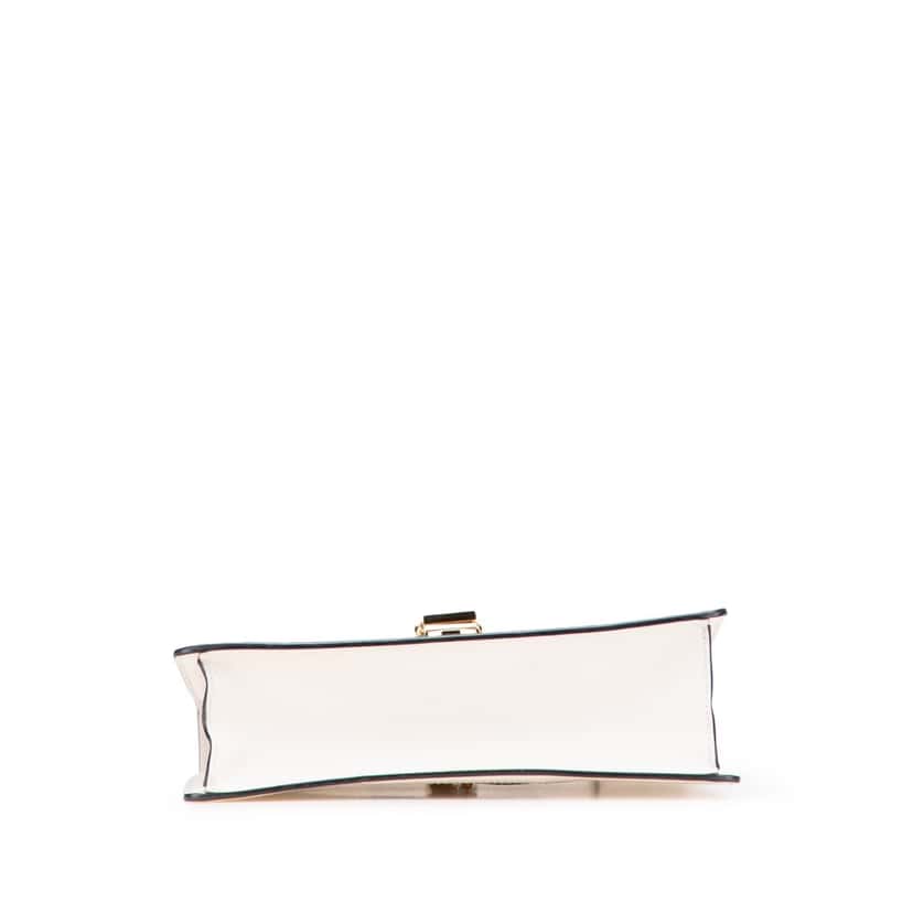 Gucci Small Leather Sylvie Satchel White Leather Good condition - Inside View