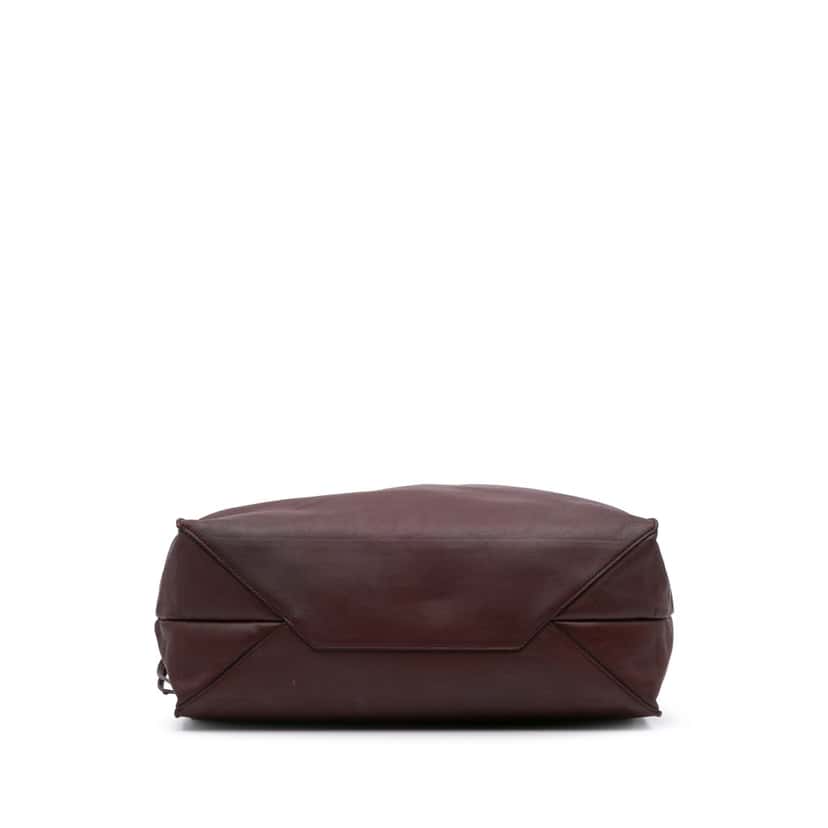 Celine Smooth Calfskin Vertical Coulisse Tote Red Leather Good condition - Inside View