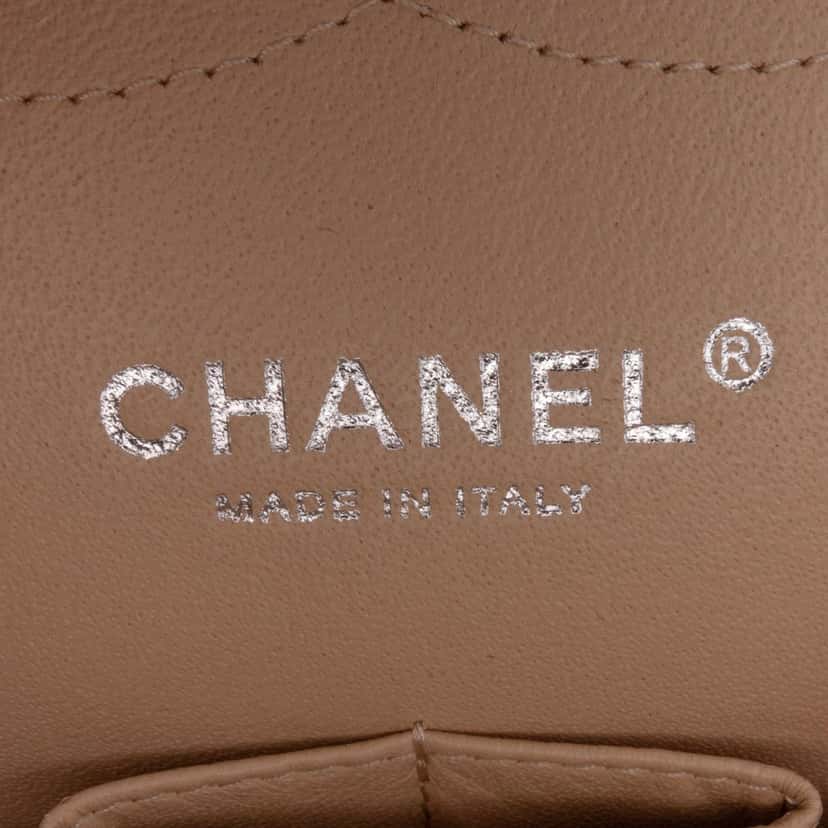 Chanel Jumbo Classic Caviar Double Flap Brown Leather Good condition - Box View