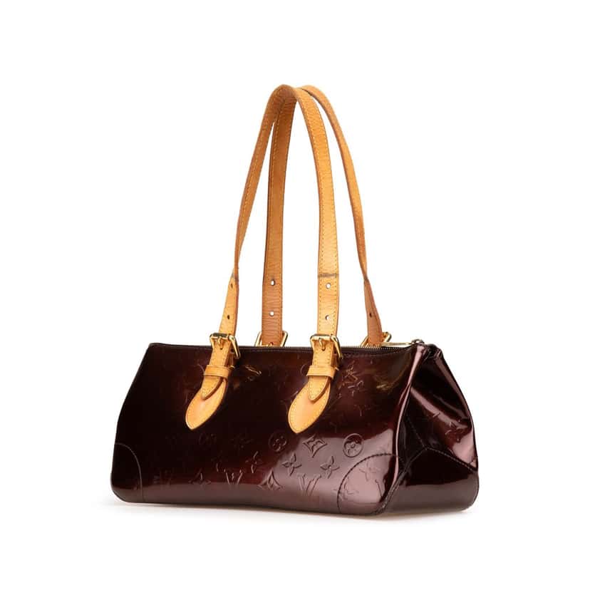 Louis Vuitton Monogram Vernis Rosewood Avenue Red Leather Fair condition - Back View