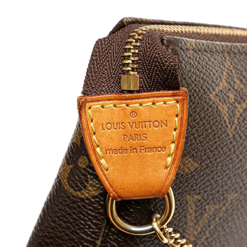 Louis Vuitton Monogram Mini Pochette Accessoires Brown Canvas Good condition - Box View