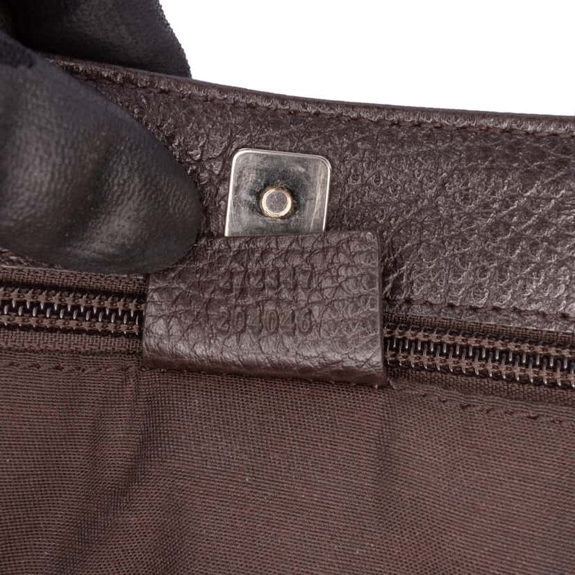 Gucci GG Imprime Tote Brown Canvas Good condition - Box View