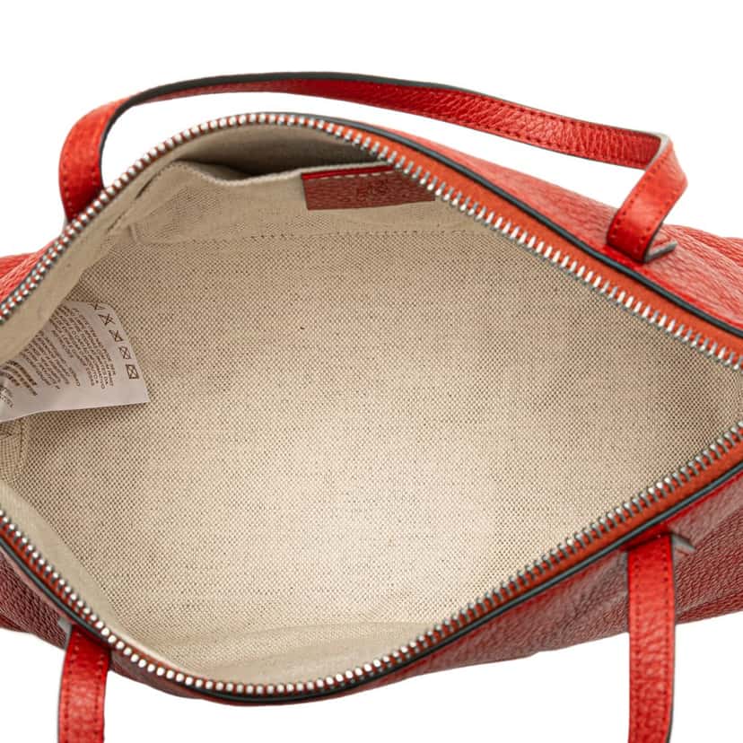 Gucci Kids Mini Leather Soho Tote Orange Leather Good condition - Model View