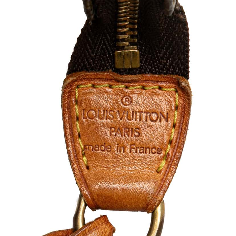 Louis Vuitton Monogram Pochette Accessoires Brown Canvas Good condition - Box View