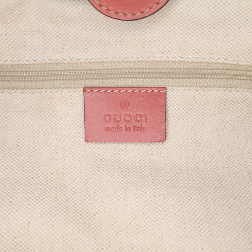 Gucci Medium Diamante Canvas Sukey Tote Brown Canvas Good condition - Box View