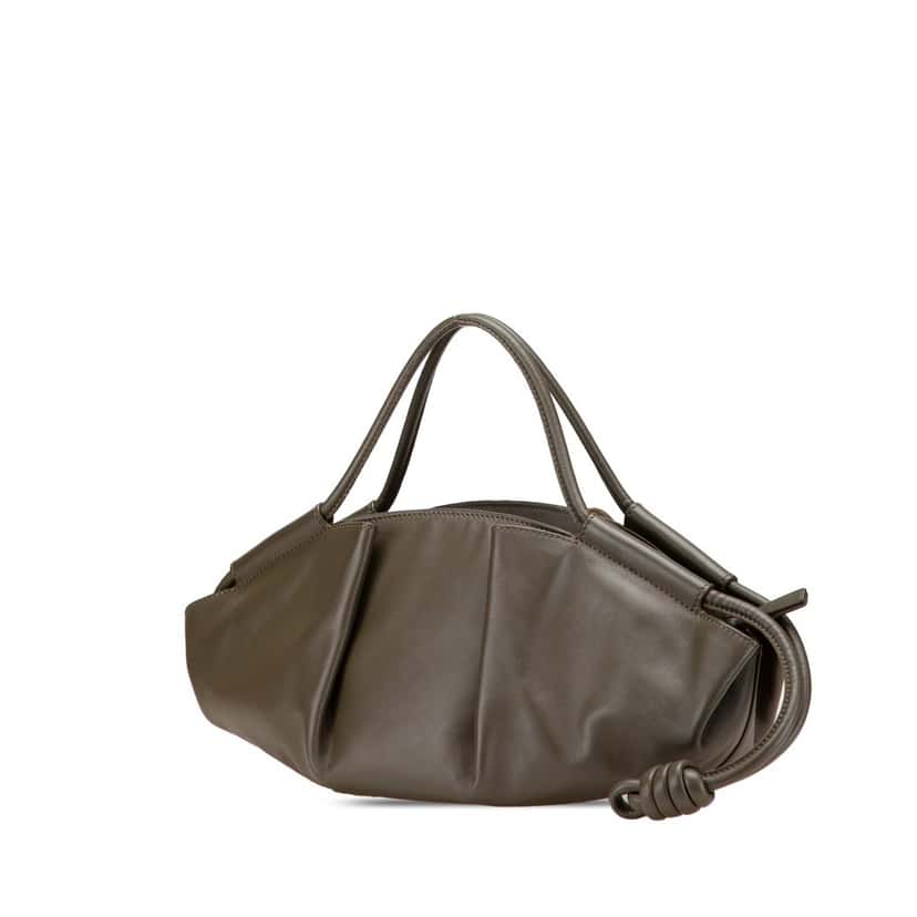 Loewe Small Nappa Paseo Satchel Brown Leather Good condition - Back View