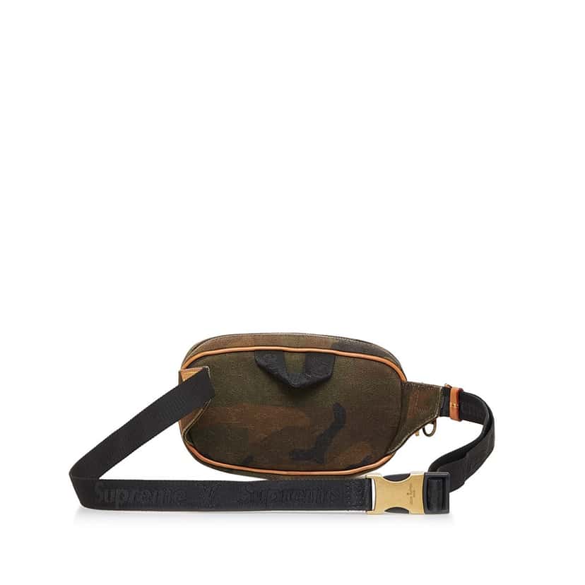 Louis Vuitton Supreme Camouflage Bum Bag PM Brown Canvas Good condition - Inside View