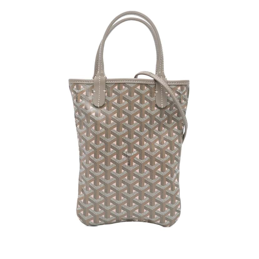 Goyard Goyardine Poitiers Claire Voie Grey Canvas Good condition - Front View
