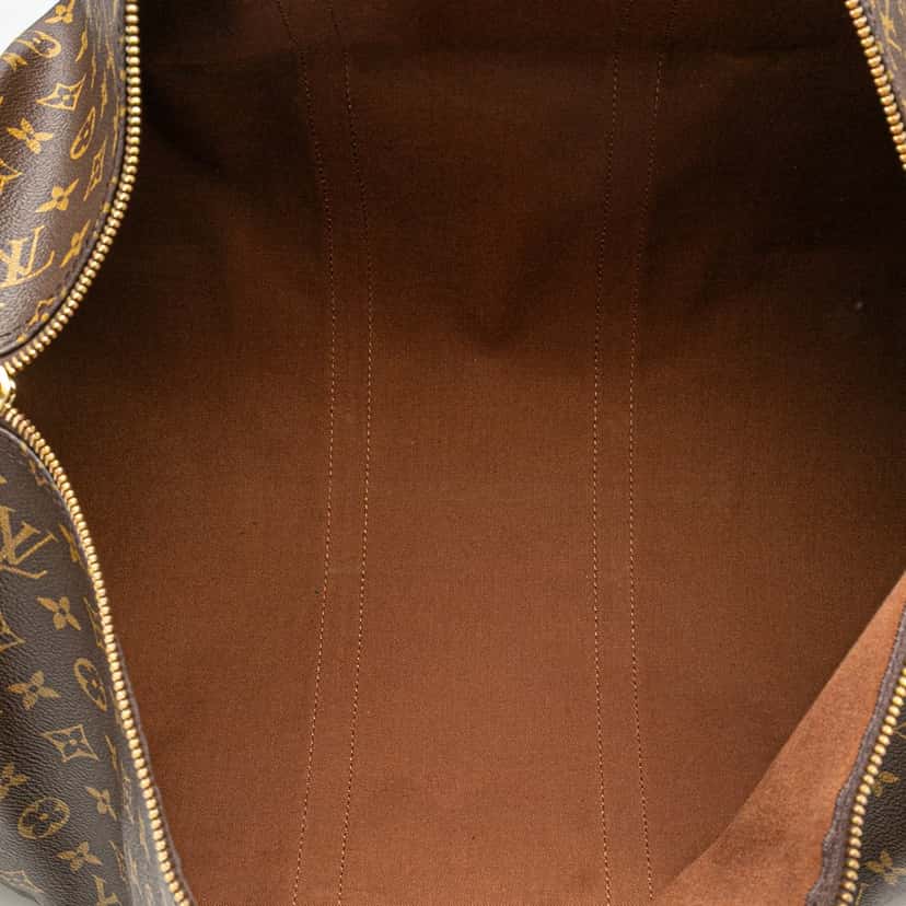 Louis Vuitton Monogram Keepall 55 Brown Canvas Good condition - Model View