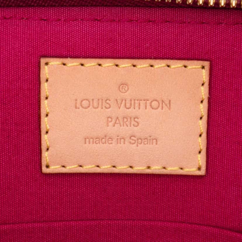 Louis Vuitton Monogram Vernis Alma BB Pink Leather Good condition - Box View