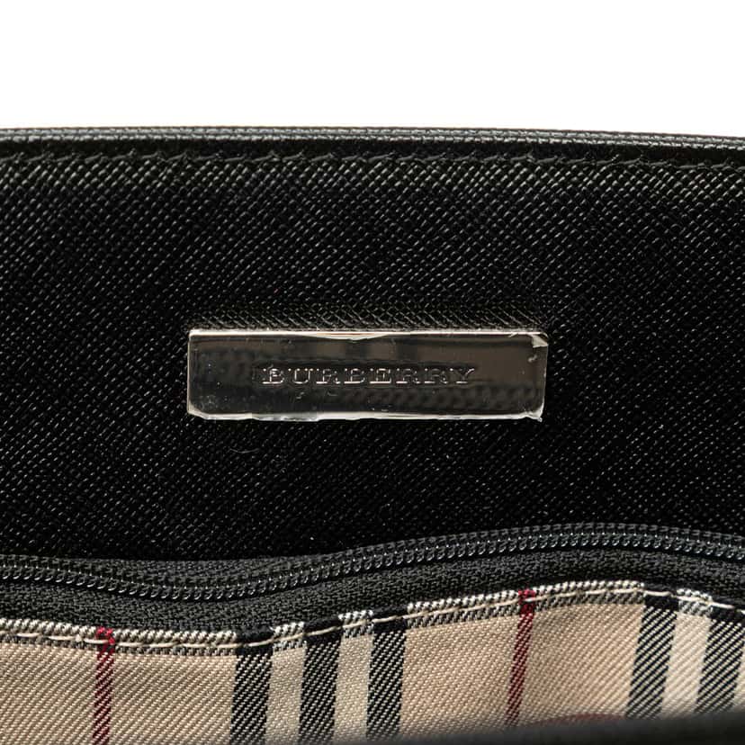 Burberry Leather Tote Black Leather Good condition - Box View