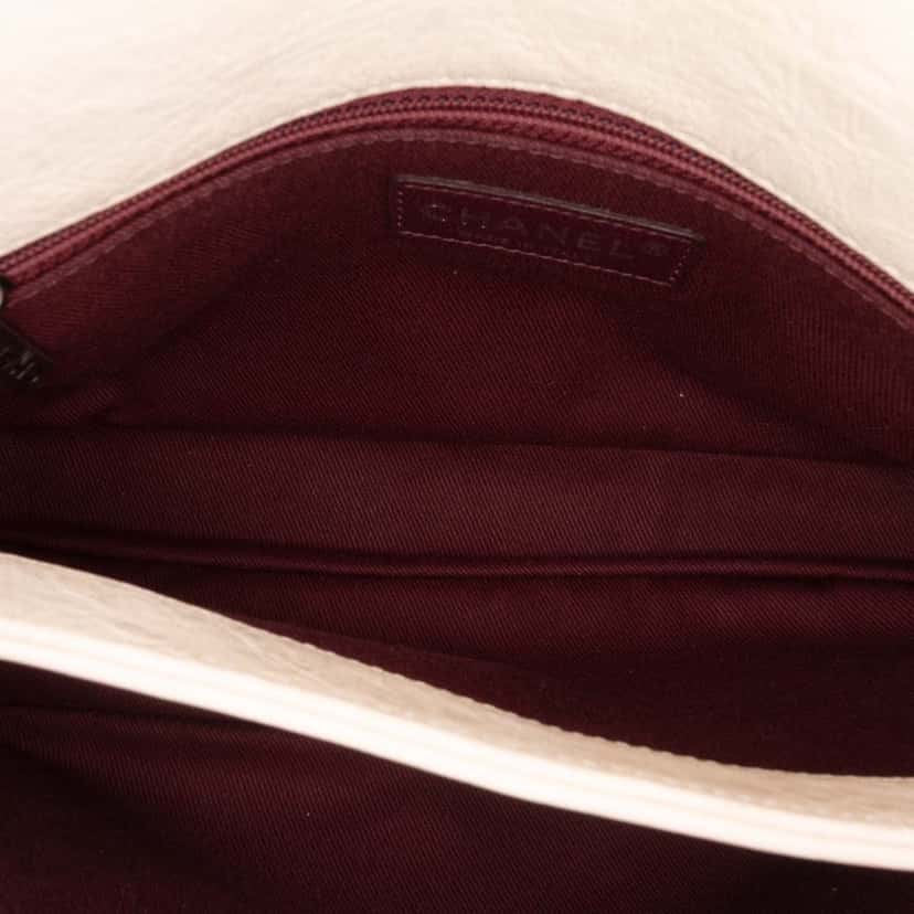 Chanel CC Quilted Aged Calfskin Flap Brown Leather Good condition - Box View