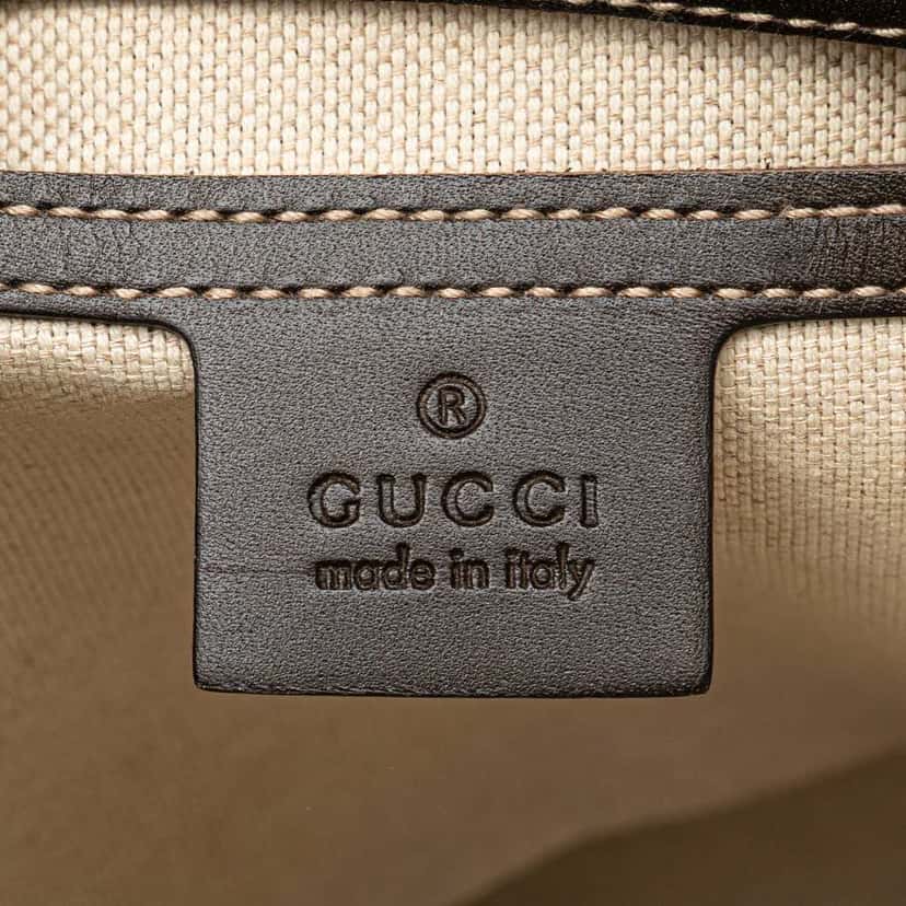 Gucci GG Supreme Crossbody Brown Canvas Very good condition - Box View