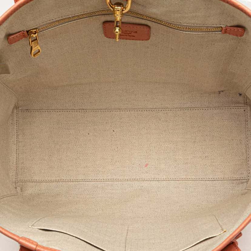 Loewe Leather Heritage Tote Pink Leather Very good condition - Model View