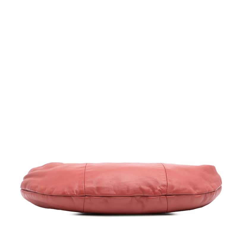 Chanel Lambskin CC Ring Hobo Red Leather Good condition - Inside View