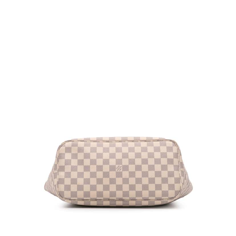 Louis Vuitton Damier Azur Neverfull MM White Canvas Good condition - Inside View